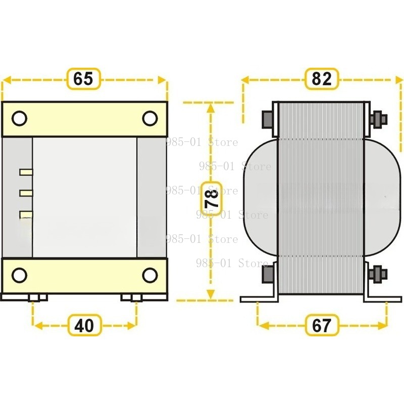 Tube Amplifier Part - Transformator zasilający HiFi 120W do wzmacniacza