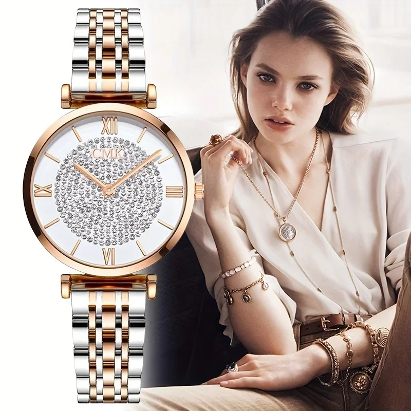 Vintage Watch Crystal - Luksusowy zegarek kwarcowy w stylu vintage