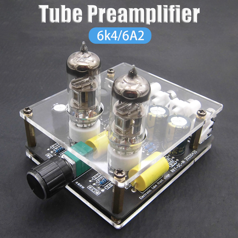 Tube Amplifier Part - Ulepszony przedwzmacniacz lampowy 6K4/6A2 Wzmacniacze lampowe