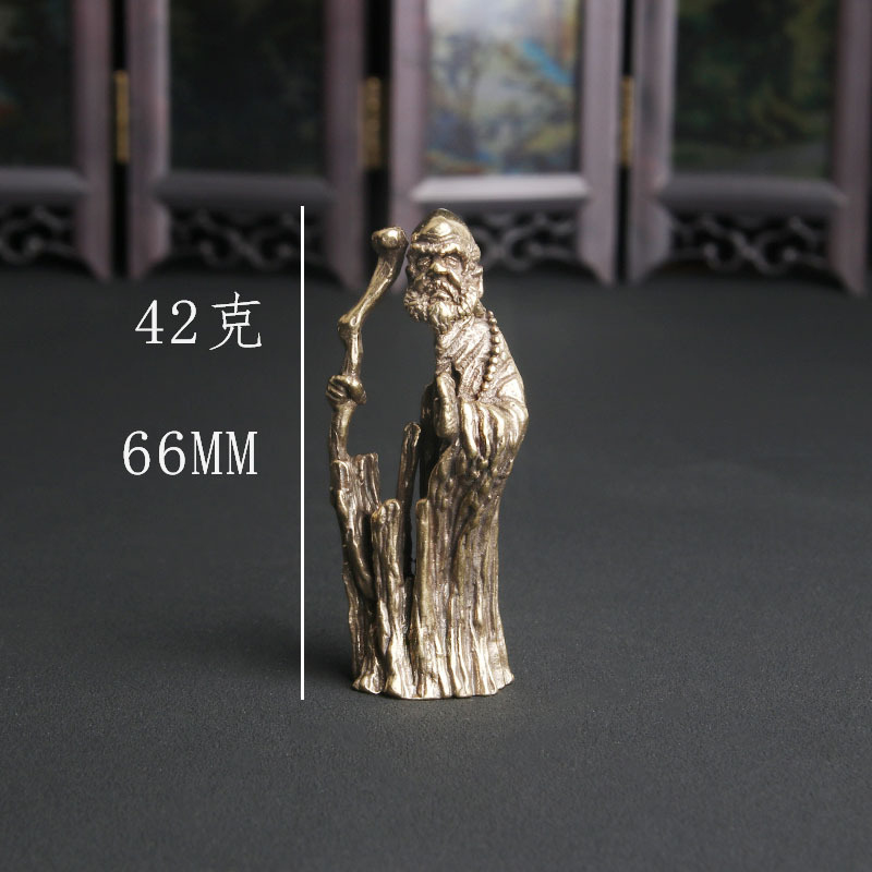 Antyczna mosiężna statuetka ze – Vintage Collectible Ornaments recenzja i cena