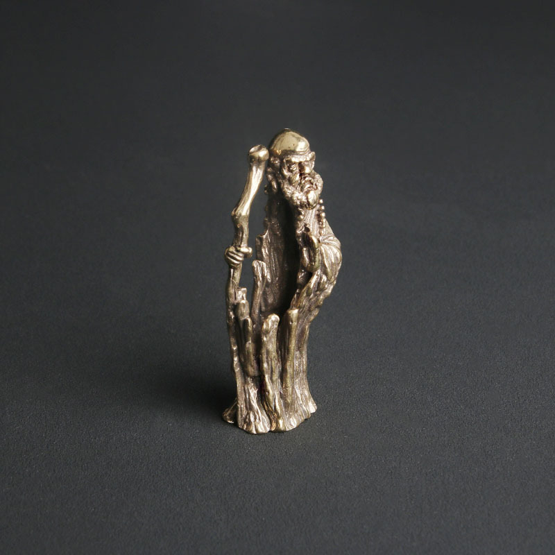 Antyczna mosiężna statuetka ze – Vintage Collectible Ornaments recenzja i cena