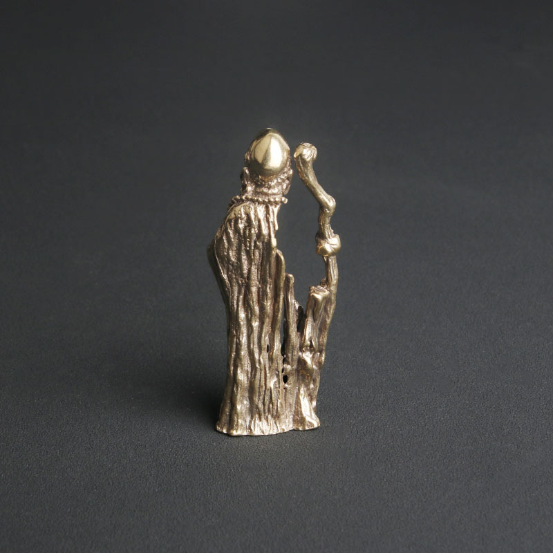 Antyczna mosiężna statuetka ze – Vintage Collectible Ornaments recenzja i cena