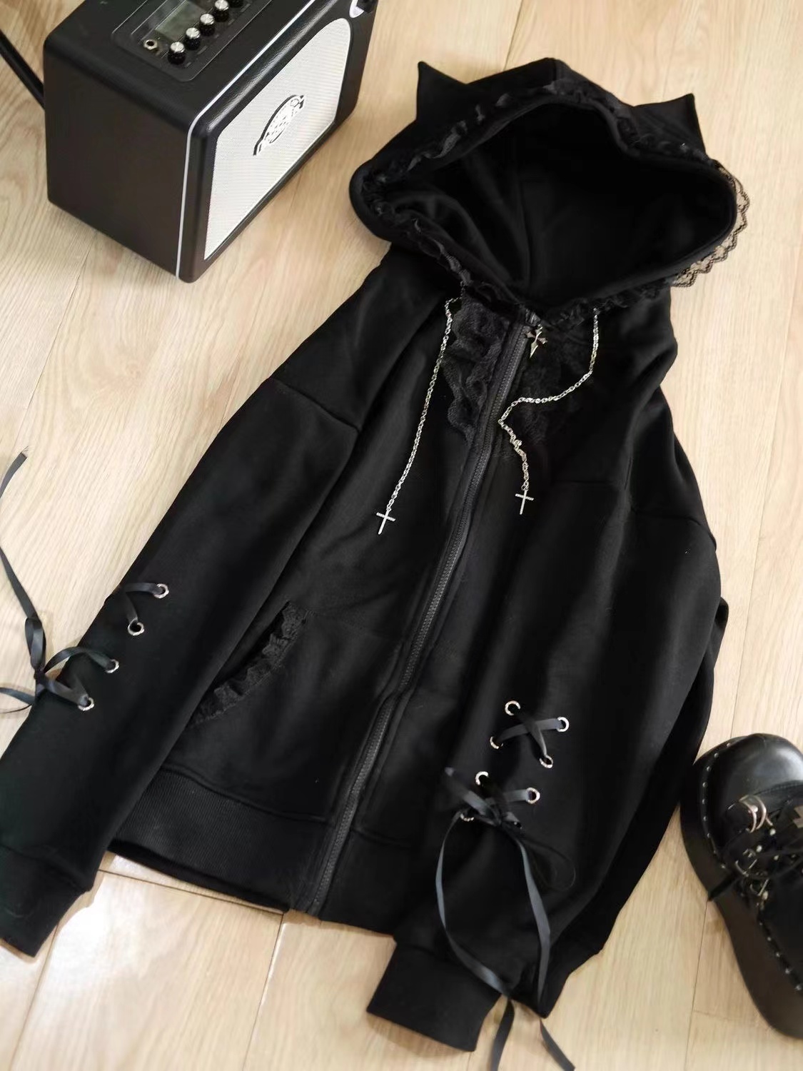 Harajuku Y2K Damska Odzież Wie – Vintage Zip Hoodie recenzja i cena