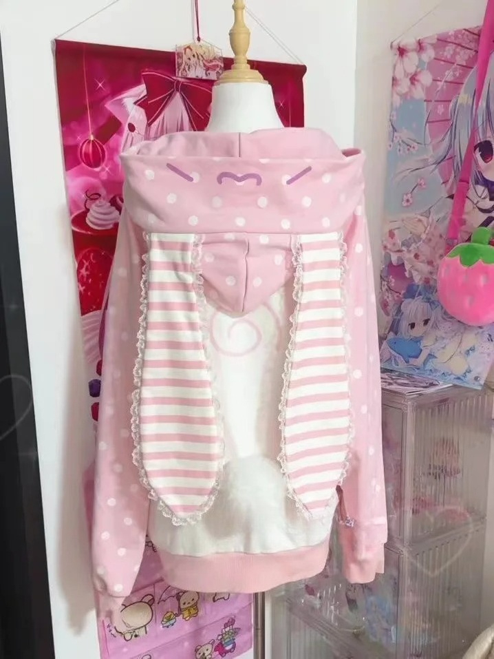 Harajuku Y2K Damska Odzież Wie – Vintage Zip Hoodie recenzja i cena