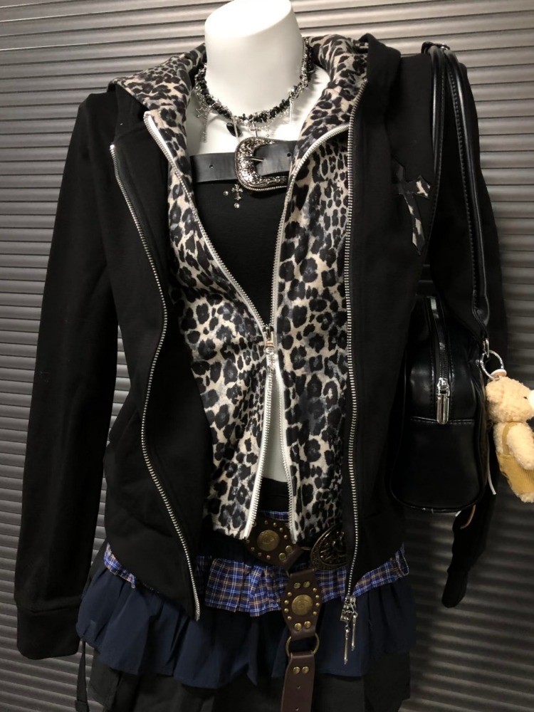 Harajuku Bluzy z kapturem dams – Vintage Zip Hoodie recenzja i cena