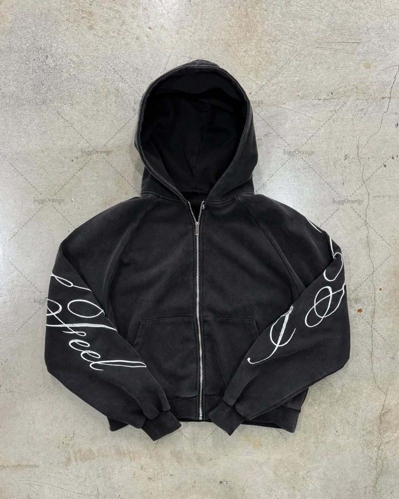 Bluza z kapturem Y2K Harajuku  – Vintage Zip Hoodie recenzja i cena