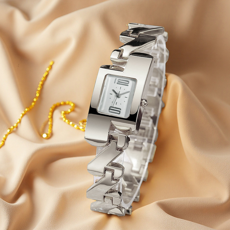 Damski kwadratowy zegarek kwar – Vintage Watch Crystal recenzja i cena