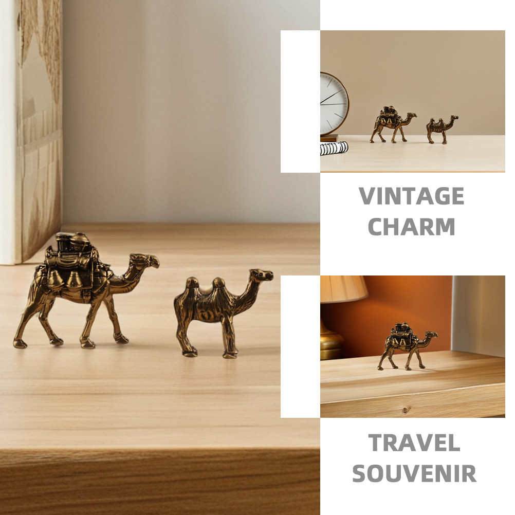 2 szt. Statuetki wielbłądów z  – Vintage Collectible Ornaments recenzja i cena