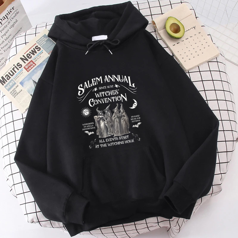 Salem Witch bluzy z kapturem d – Vintage Zip Hoodie recenzja i cena