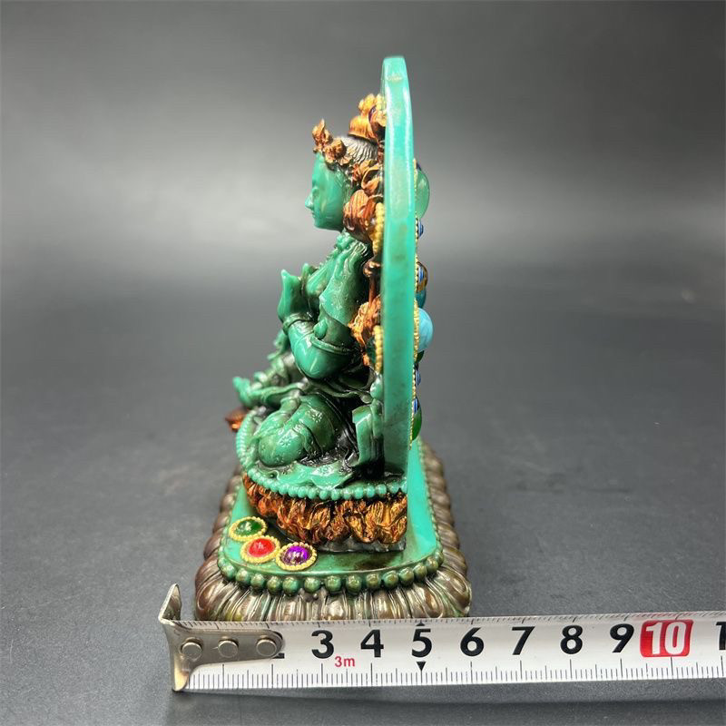 Tybetańska Statua Zielonej Tar – Vintage Collectible Ornaments recenzja i cena