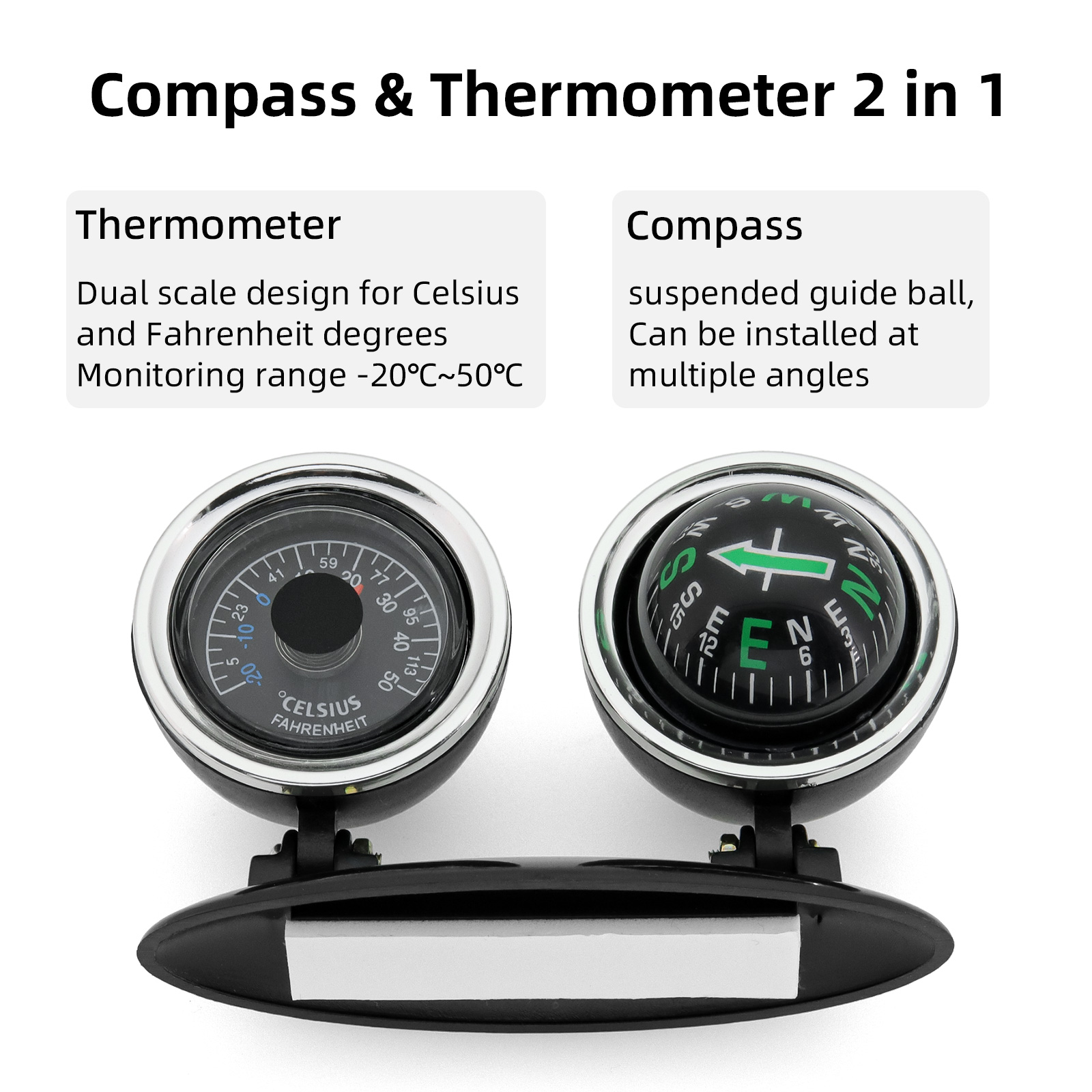 Ozdoby samochodowe Kompas Term – Analog Meter Gauge recenzja i cena