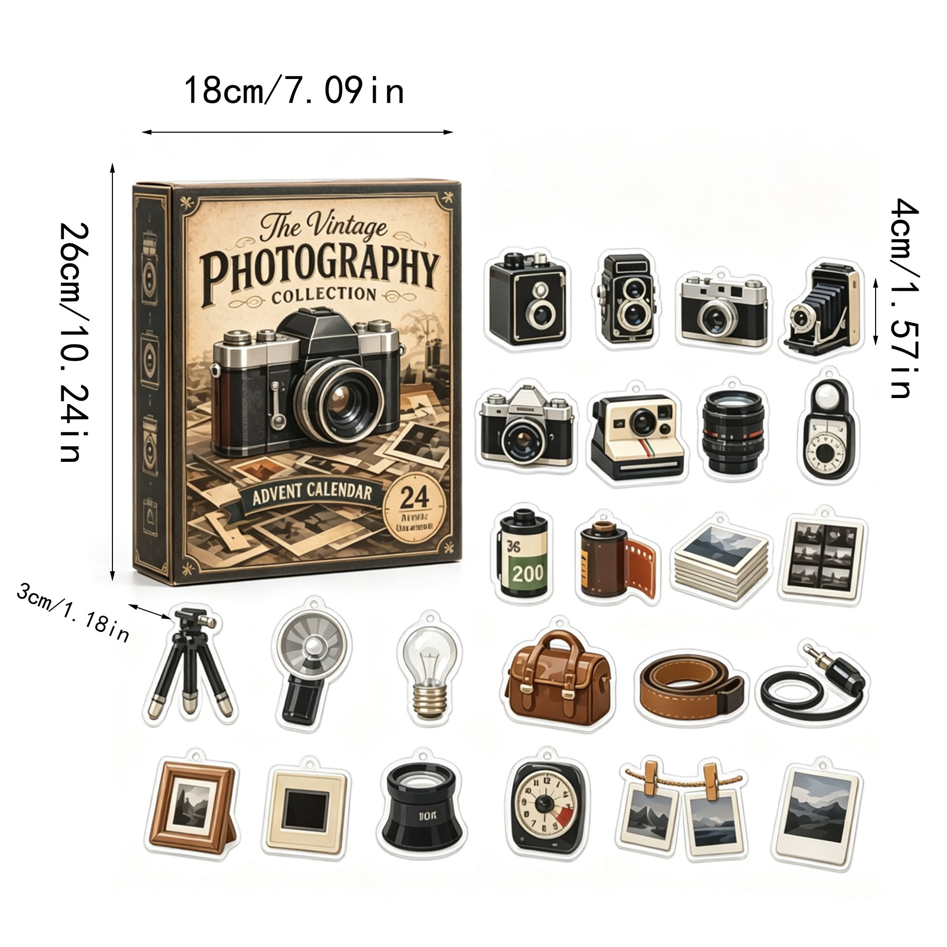 Kalendarz adwentowy 2026 z kol – Collectible Vintage Cameras recenzja i cena