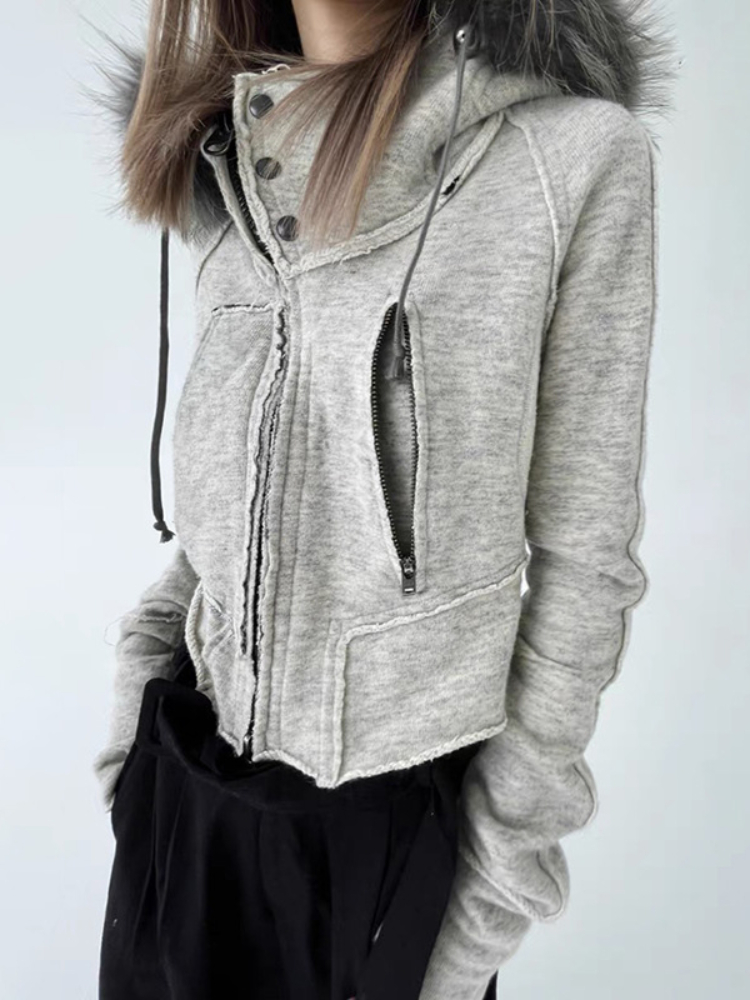Vintage Fashion Zip Up Bluzy d – Vintage Zip Hoodie recenzja i cena