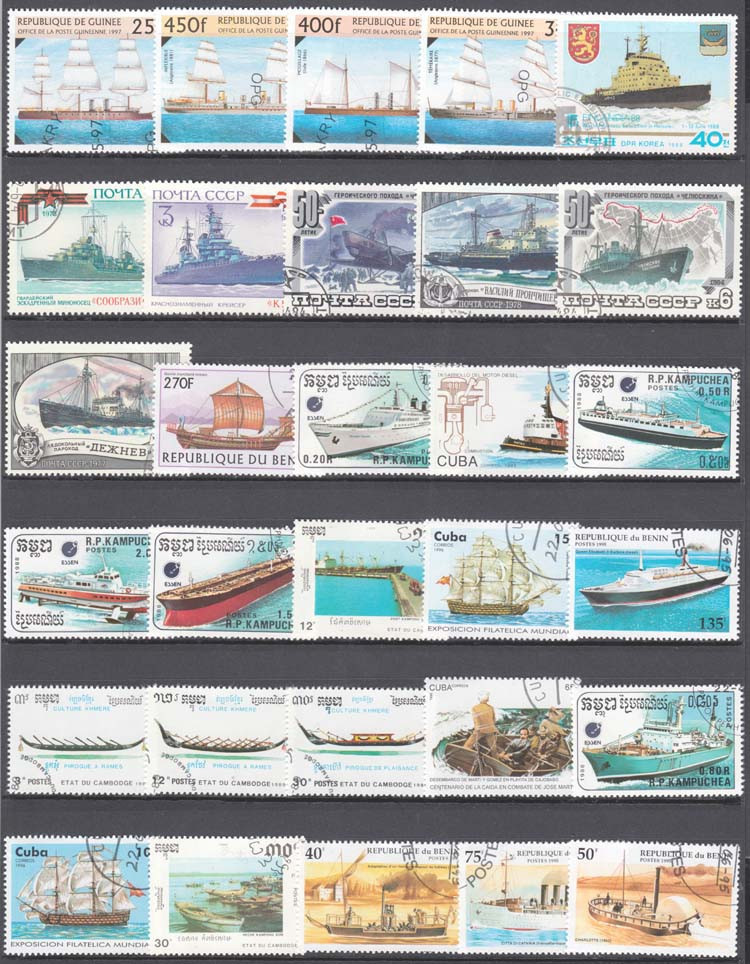 100 Specjalnych Znaczków Statk – Collectible Vintage Postage Stamps recenzja i cena