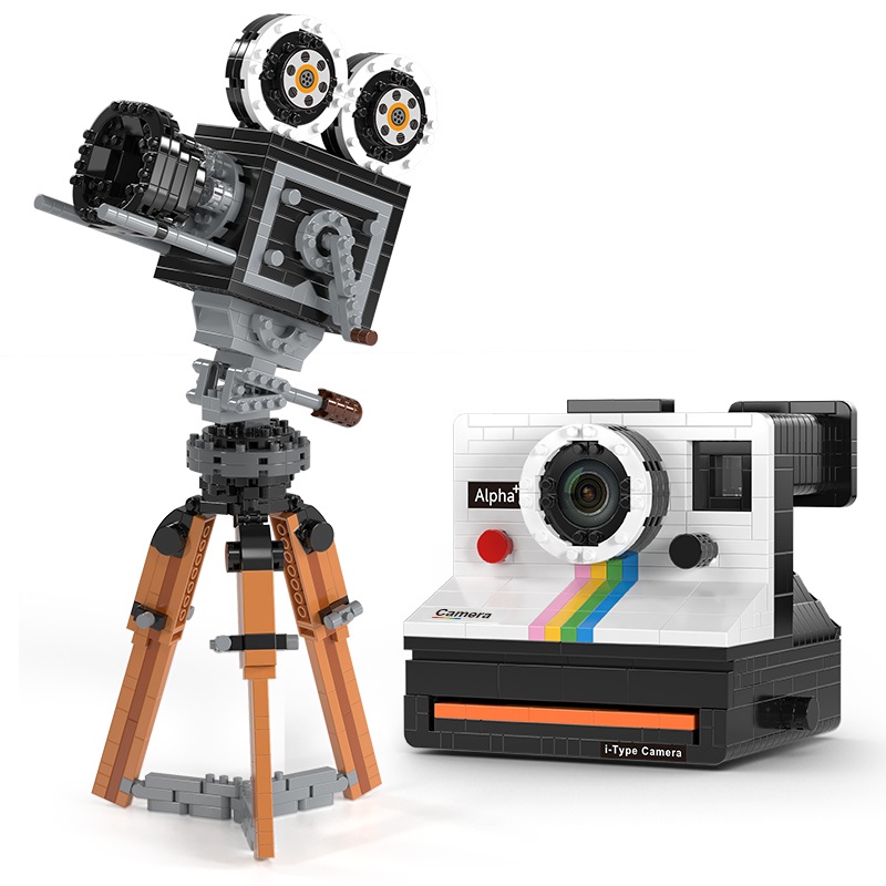 802 szt. Mini Klocki Konstrukc – Collectible Vintage Cameras recenzja i cena
